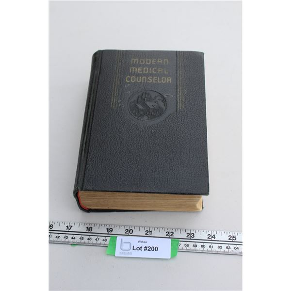 Antique Medical Counselor Book - 1944