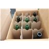 Image 4 : (5) Boxes of Glass Wine Bottles: (4) Boxes of Green, (1) Box Assorted: Blue, Green, Brown