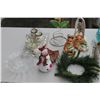 Image 2 : Figurines - Assorted, Glass Dishes, Angels & Wicker Basket