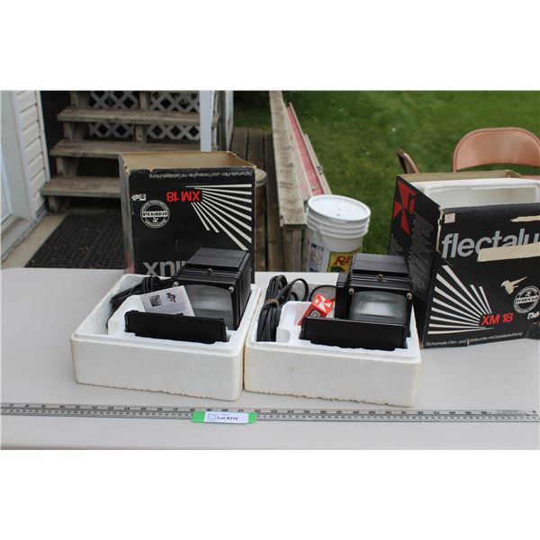 (2) Flectalux Studio Lights w/ Boxes
