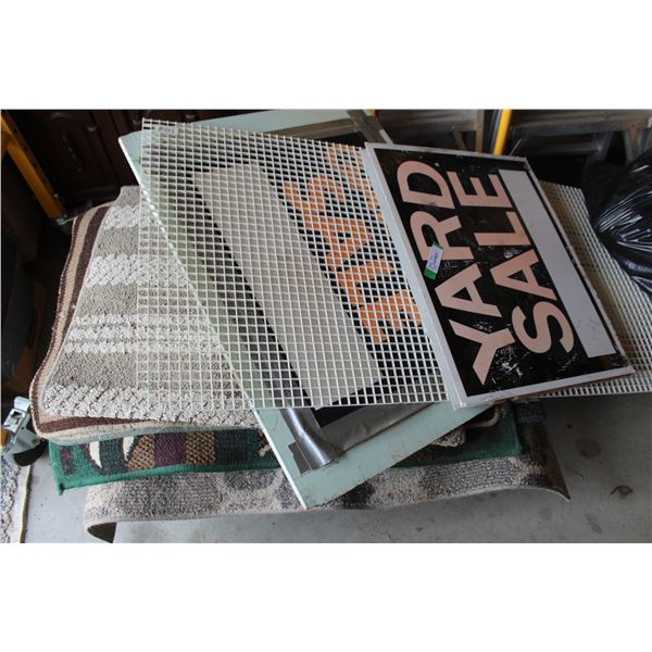 Floor Mats & Garage Sale Signs - Assorted