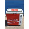 Image 1 : ***Cornelius Coca Cola Wheeled Store Display Cooler w/Key, Some Wear - as is - 21"x 30"x 37"Tall
