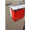 Image 8 : ***Cornelius Coca Cola Wheeled Store Display Cooler w/Key, Some Wear - as is - 21"x 30"x 37"Tall