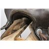 Image 4 : * Vintage Saddle - 14.5" Seat, 4" Gullet, Wood w/Steel Horn Tree, Cantle Broken Off Tree, Single Rig