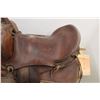 Image 3 : * Vintage Saddle - 14" Seat, 4" Gullet, Wood Tree, Single Rigging, Needs Repairs, No Stirrups