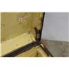 Image 4 : * Antique Traveler's Trunk, Worn - 22" x 40" x 13"