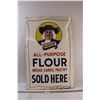 Image 1 : * Quaker All Purpose Flour Metal Sign - Some Wear - 35" x 23"