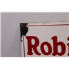 Image 2 : * Robin Hood Flour Enamel Coat Metal Sign - Some Wear - 28" x 15"