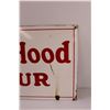 Image 3 : * Robin Hood Flour Enamel Coat Metal Sign - Some Wear - 28" x 15"