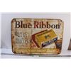 Image 1 : * Blue Ribbon Tea Bags Metal Sign - 27" x 19" - Some Wear