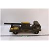 Image 1 : Ny-Lint Military Electric Cannon Heavy Steel Toy Truck - 22" - Some Wear