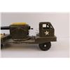 Image 4 : Ny-Lint Military Electric Cannon Heavy Steel Toy Truck - 22" - Some Wear