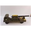 Image 8 : Ny-Lint Military Electric Cannon Heavy Steel Toy Truck - 22" - Some Wear