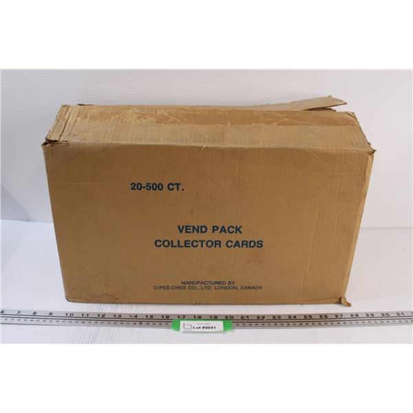 OPC 1990-91 Hockey Vendor Box - 20 Cartons of 500 Cards - Approx. 90 Sets Once Sorted