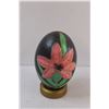 Image 3 : Hand Painted Emu Egg on Stand - 6" Tall
