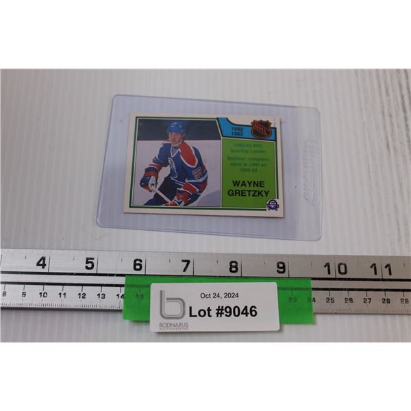 Wayne Gretzky OPC 1982-83 Scoring Leader Hockey Card