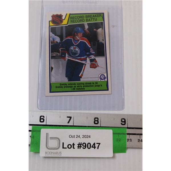 Wayne Gretzky OPC 1982-83 Scoring Streak Record Hockey Card