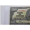 Image 2 : ^ Canadian Twenty Dollar Bill - 1937