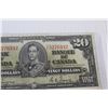 Image 3 : ^ Canadian Twenty Dollar Bill - 1937