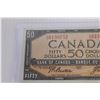 Image 2 : ^ Canadian Fifty Dollar Bill - 1954