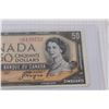 Image 3 : ^ Canadian Fifty Dollar Bill - 1954