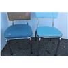 Image 4 : ***(2) Vintage Diner Chairs - Could Use Upholstery