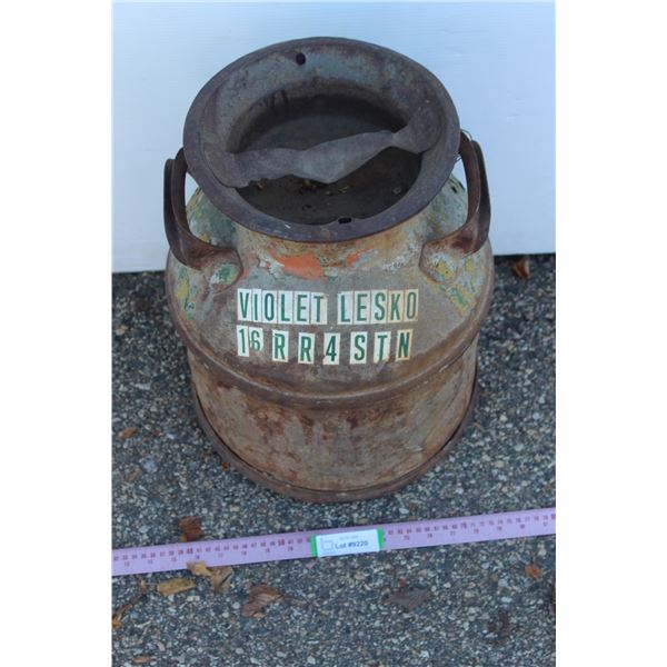 ***Antique Five Gallon Cream Canister - Some Wear