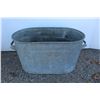 Image 2 : ***Antique Galvanized Oval Boiler - Some Wear - 23" x 13"