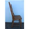 Image 5 : ***Vintage Press Back Wooden Chair - Some Wear