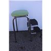 Image 3 : ***Vintage Step Stool Chair (Missing Back Rest) - 24" Tall
