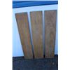 Image 2 : ***(3) Oak Table/Butcher's Table Inserts/Leaves - 9" x 45" Each Leaf