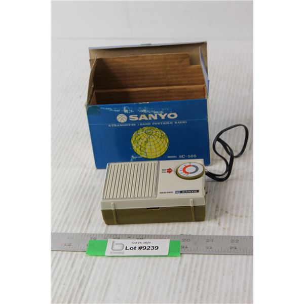 Sanyo6Transistor 1 Band Portable Radio