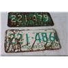 Image 3 : (2) Saskatchewan License Plates 1965 and 1966