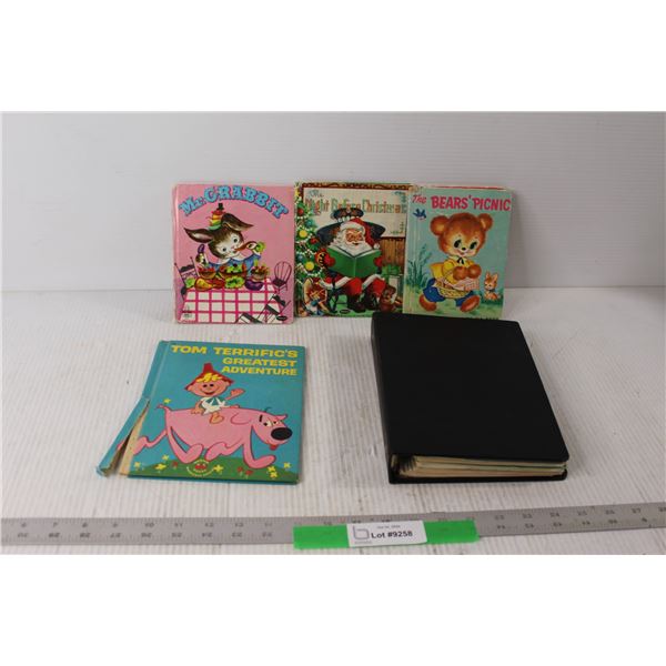 (5) Kid's Books - Bible In Pictures, The Bears Picnic, Mr. Rabbit, etc.