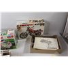 Image 4 : (3) Model Cars/Bikes - Kawasaki, Garbage Truck, Custom Parts