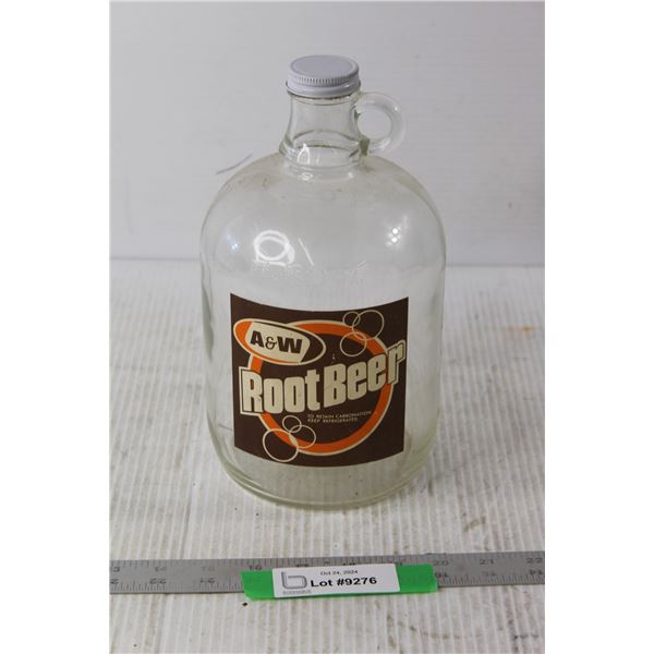 A&W Root Beer Glass Jug 80 oz