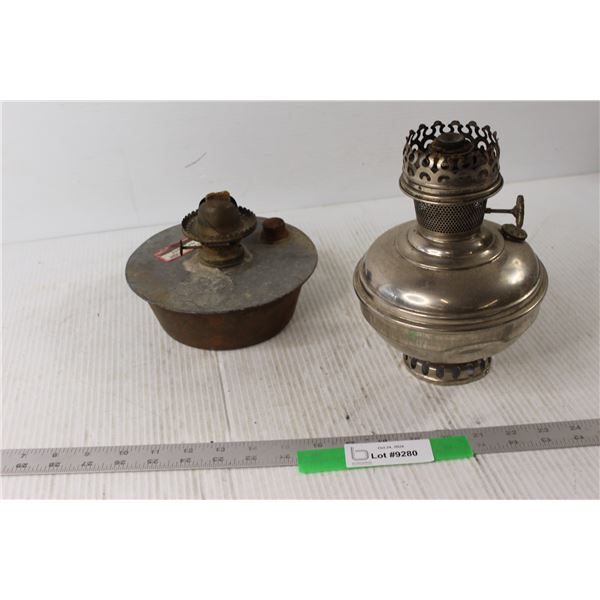 (2) Kerosene Lamps