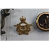 Image 3 : Vintage Ironsmith Belt Buckle, Royal Canadian Air Force Brass Pin and Bird Statue