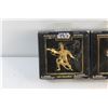 Image 2 : (3) Star Wars Die Cast Metal Key Chains - Luke Skywalker, See - C3P0 and Dart Vader - Sealed