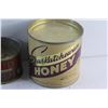 Image 2 : Saskatchewan Honey and Nabob Coffee Vintage Tins