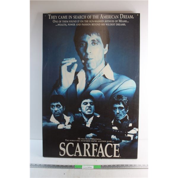 Scarface Wall Decor 35'' x 24''