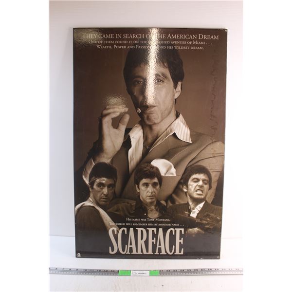 Scarface Wall Decor 35'' x 24''