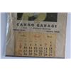 Image 3 : Antique Cando Garage 1950 Calendar - Cando Sask