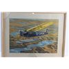 Image 2 : Framed G-Sask Plane Print - Damaged Glass 21'' x 17''