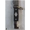 Image 4 : Odon Fleur-de-Lis Fixed Blade Knife with Sheath