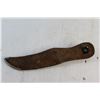 Image 9 : Odon Fleur-de-Lis Fixed Blade Knife with Sheath