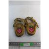 Image 1 : Indigenous Suede Leather Moccasins - Size 9''