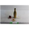 Image 1 : Coca Cola Brass Bottle, Key Chain, Shirt Pin and Miniature Plastic Bottles