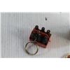 Image 5 : Coca Cola Brass Bottle, Key Chain, Shirt Pin and Miniature Plastic Bottles