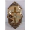 Image 2 : Vintage Framed Crucifix - 11.5''x 20''